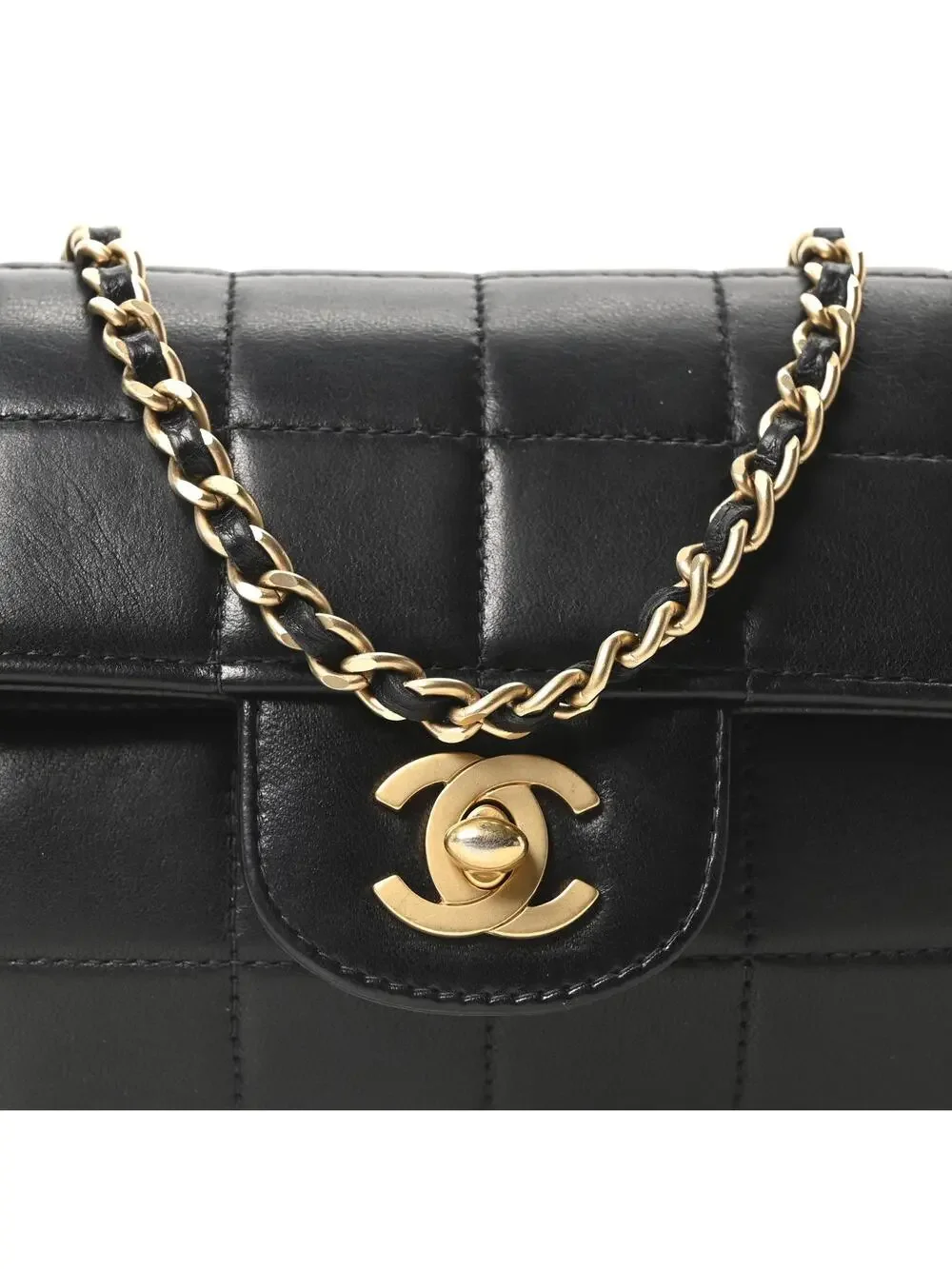 Chanel Lambskin East West Chocolate Bar #304073C29B